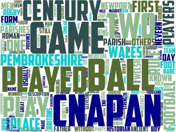 Cnapan Wordart Banner