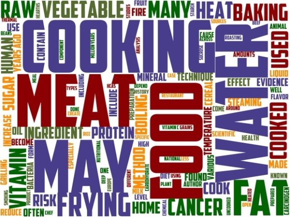 Cooking Wordart Skinny Tumbler