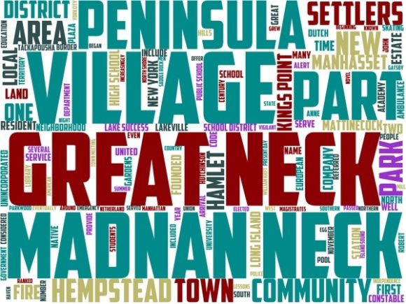 Great Neck Wordart Tumbler