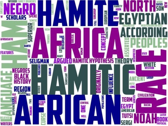 Hamitic Wordart Print