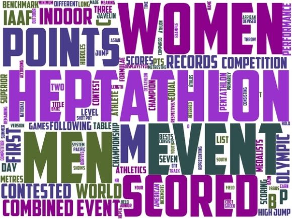 Heptathlon Wordart Wallpaper: Inspire Creativity Across Every Surface