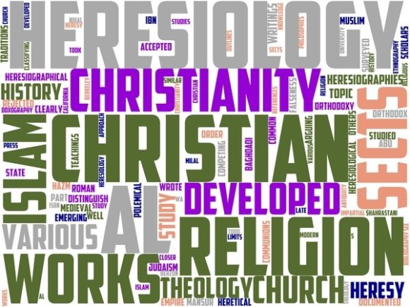 Heresiology Wordart Book Cover