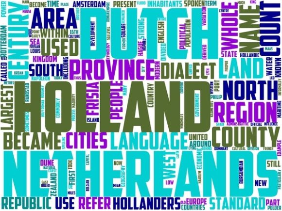Holland Wordart Print: Hand-Drawn Inspiration for Creative Projects