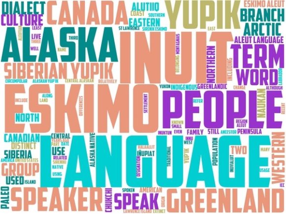 Unlock Creative Potential with the Eskimo Wordart Skinny Tumbler & Hand-Drawn Colorful Wordcloud